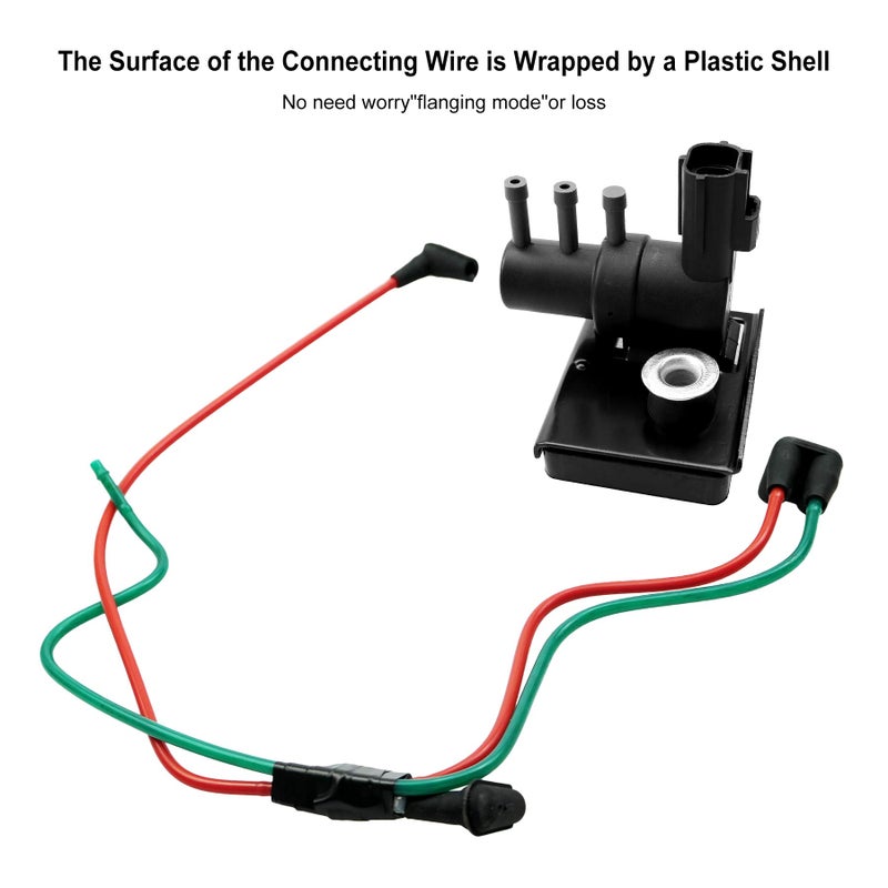 YUANTUO Turbo Emission Vacuum Harness Connection Line and Wastegate Boost Solenoid Fits for Ford F250 F350 F450 F550 Super Duty 1999-2003 7.3L Diesel Powerstroke Engines Replace F81Z-6C673-AA F81Z-9E498-DA - Image 3